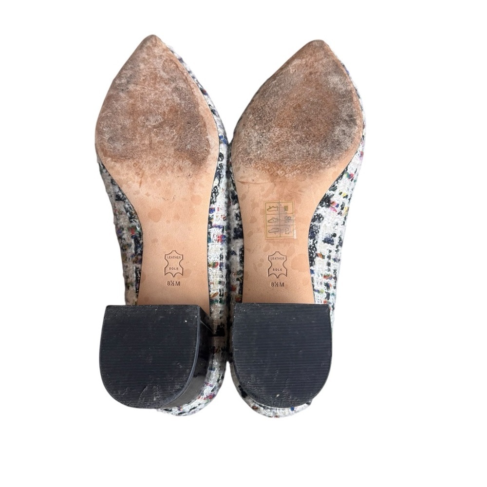 Tory Burch - Gigi Tweed Pointed-Toe Pumps Sz 8.5 - Picture 9 of 9